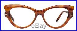 400$ New+Case TOM FORD TF5269 FT5269 5269 Brown Cat Eye Frame Glasses Eyeglasses