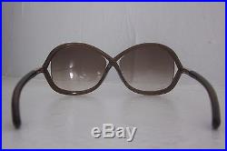 $405 NEW TOM FORD Whitney TF9 692 Cross-Bridge Sunglasses Brown Gradient +Case