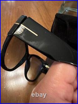$485 Tom Ford Anoushka Black Oversized Cat Eye Sunglasses Tf371 01b 57 16 140 2