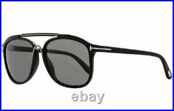 50% OFF TOM FORD CADE Men Women Square Pilot Sunglasses BLACK GREY 0300 01A 58