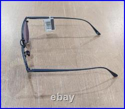 $510 Mens Authentic TOM FORD 52mm Browline Sunglasses Matte Blue
