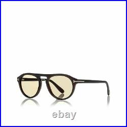 $990 Tom Ford Tom N. 3 64E Private Collection Real Horn Aviator Sunglasses