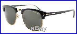 Authentic New Tom Ford Henry FT0248 TF 248 05N Black Vintage Sunglasses 51mm