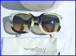 Authentic New Tom Ford Sunglasses Women TF 279 Beige 52F Christophe 53mm