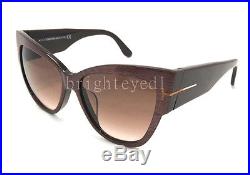 Authentic TOM FORD Anoushka Cat Eye Sunglasses FT TF 371-F 50F NEW