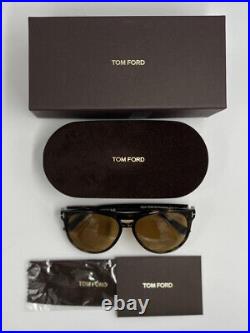 Authentic TOM FORD Callum TF289 52H Havana Polarized Sunglasses 57 mm (71-7)