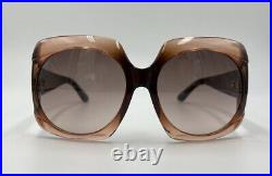 Authentic TOM FORD Ivana TF385 74F Brown Graduation Sunglasses 59 mm (71-11)