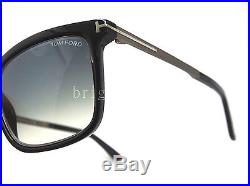 Authentic TOM FORD Karlie Black Sunglasses FT TF 392 02W NEW