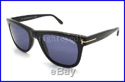 Authentic TOM FORD Leo Black Wayfarer Sunglasses FT TF 336 01V NEW