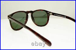 Authentic TOM FORD Mens Designer Sunglasses Brown Square Flyn TF 291 52R 30104