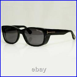 Authentic TOM FORD Mens Designer Sunglasses Unisex Glossy Black CARSON TF441 01A