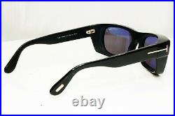 Authentic TOM FORD Mens Designer Sunglasses Unisex Glossy Black TOBY TF440 01A