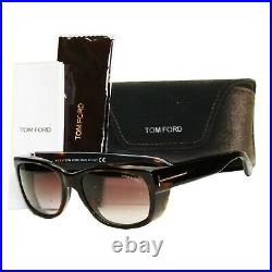 Authentic TOM FORD Mens Sunglasses Unisex Dark Havana Brown CARSON TF441 52K