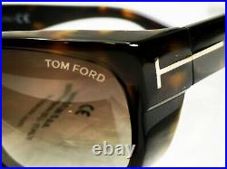 Authentic TOM FORD Mens Sunglasses Unisex Dark Havana Brown CARSON TF441 52K