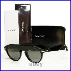 Authentic TOM FORD Mens Sunglasses Unisex Glossy Black Christopher 02 TF633 001