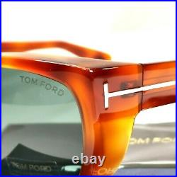 Authentic TOM FORD Mens Sunglasses Unisex Light Havana Brown CARSON TF441 53N