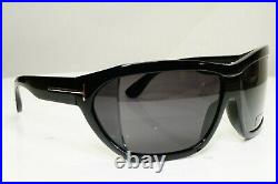 Authentic TOM FORD Mens Sunglasses Unisex Square Black Sedgewick TF402 01A 30676