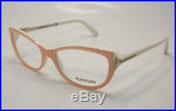 Authentic TOM FORD Peach/Ivory Rx Eyeglasses FT TF 5286 072 NEW 52mm