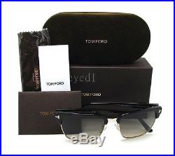 Authentic TOM FORD River Polarized Black Sunglasses FT TF 367 01D NEW