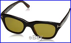 Authentic TOM FORD Snowdon 237 05N Sunglasses Black / Green NEW 50mm