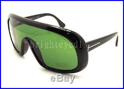 Authentic TOM FORD Sven Black Shield Sunglasses FT TF 471 01N NEW