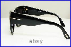Authentic TOM FORD Womens Oversized Sunglasses Black Anoushka TF 371 01B 30124