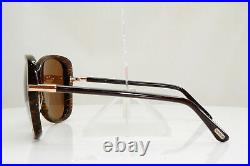 Authentic TOM FORD Womens Sunglasses Brown Square TF 324 LINDA 50F 27953