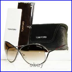 Authentic TOM FORD Womens Sunglasses Shiny Bronze Brown Miranda TF130 36F 30676