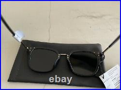 Authentic Tom Ford 0804-K 01D Sunglasses Unisex Polarized Black/Grey Brand New