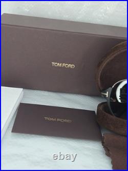 Authentic Tom Ford Dimitry TF334 02W Black Sunglasses FULL SET Box Papers