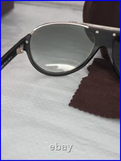 Authentic Tom Ford Dimitry TF334 02W Black Sunglasses FULL SET Box Papers