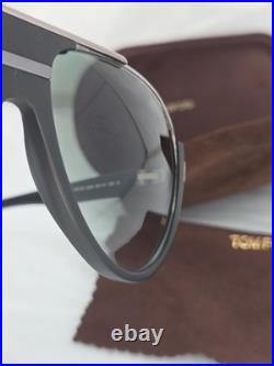 Authentic Tom Ford Dimitry TF334 02W Black Sunglasses FULL SET Box Papers