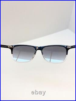 Authentic Tom Ford FT 0813 Caleb Black Ruthenium/smoke Gradient