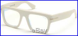 Authentic Tom Ford FT 5634 B 025 Shiny white Eyeglasses