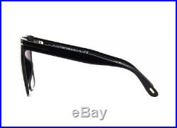 Authentic Tom Ford FT0764 764 01B Sabrina Shiny Black/Smoke Gradient Sunglasses