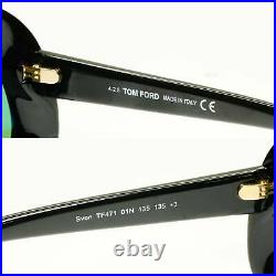 Authentic Tom Ford Mens Sunglasses Shield Visor Ski Black Green Sven TF471 01N
