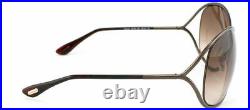 Authentic Tom Ford Miranda FT0130 TF 130 36F Shiny Bronze Metal Sunglasses