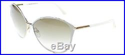 Authentic Tom Ford Penelope FT0320 TF 320 32F Ivory Cat Eye Sunglasses