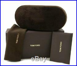 Authentic Tom Ford RIVER FT0367 01D SUNGLASSES Shiny Black with Smoke Lens 57mm