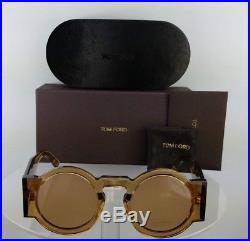 Authentic Tom Ford Sunglasses FT TF 603 45E Tatiana-02 Light Brown