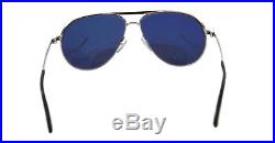 Authentic Tom Ford Sunglasses TF 144 Silver 18V MARKO Men's Aviator 58mm