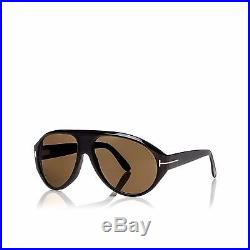 Authentic Tom Ford Tom N. 8 63E Private Collection Black Horn Sunglasses