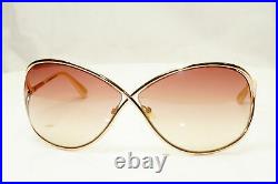 Authentic Tom Ford Womens Boxed Sunglasses Gold Miranda TF 130 28F 35999