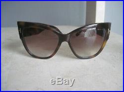 Authentic Women's Tom Ford Anoushka Tf371 53f Sunglasses Brown/tortoise