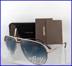 Brand New Authentic Tom Ford Sunglasses FT TF 0466 29P TF 466 Erin Gold Aviator