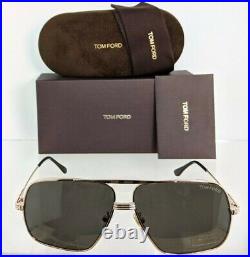 Brand New Authentic Tom Ford Sunglasses FT TF 0735-H 28A Frankie Frame TF 735