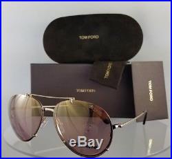 Brand New Authentic Tom Ford Sunglasses FT TF 527 28Z Dickon 61mm Frame TF0527
