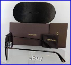 Brand New Authentic Tom Ford Sunglasses FT TF 557 01A Connor-02 Black Frame