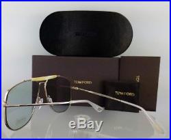 Brand New Authentic Tom Ford Sunglasses FT TF 557 28V Connor-02 Gold Frame