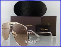 Brand New Authentic Tom Ford Sunglasses FT TF 557 28Y Connor-02 Gold Frame